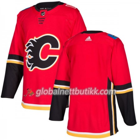 Calgary Flames Hockeydrakt Blank 2017-2018 Rød Adidas Authentic - Herre